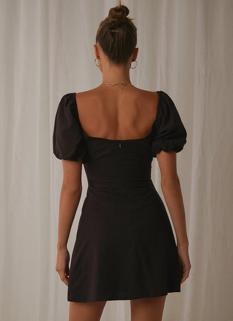 San Sebastian Mini Dress - Black