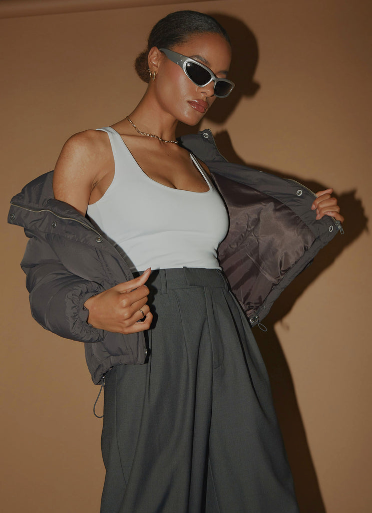 Topher Puffer Jacket - Coal