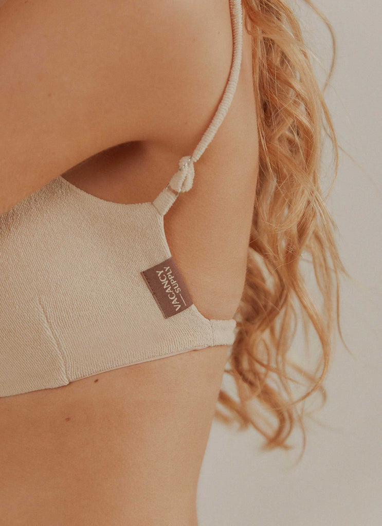 Sunbather Terry Crop - Beige