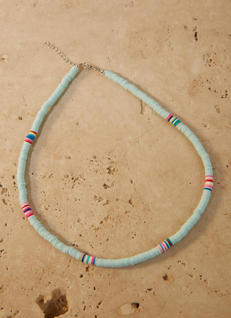 Summer Somewhere Necklace - Baby Blue