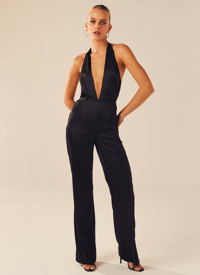 Mystery Muse Jumpsuit - Onyx