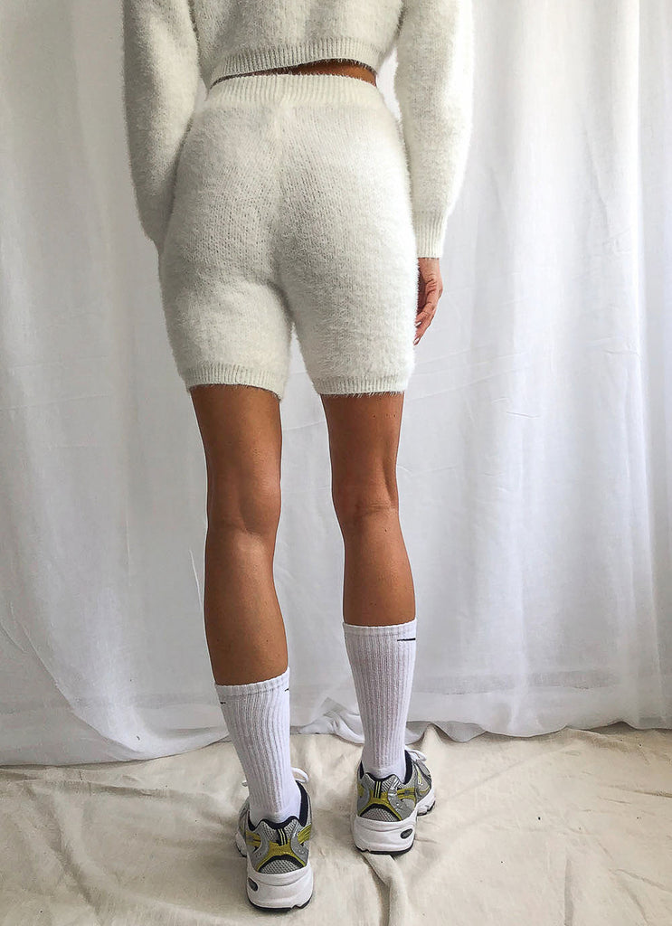 Trends Knit Shorts - Cream