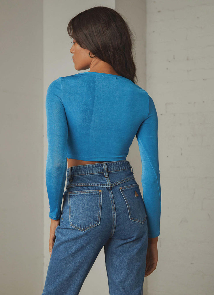 Superlove Crop Top - Blue