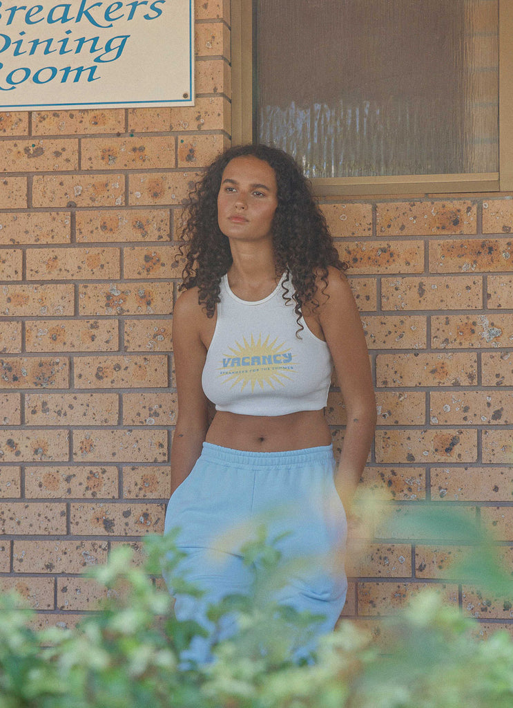 Sunburst Singlet - White