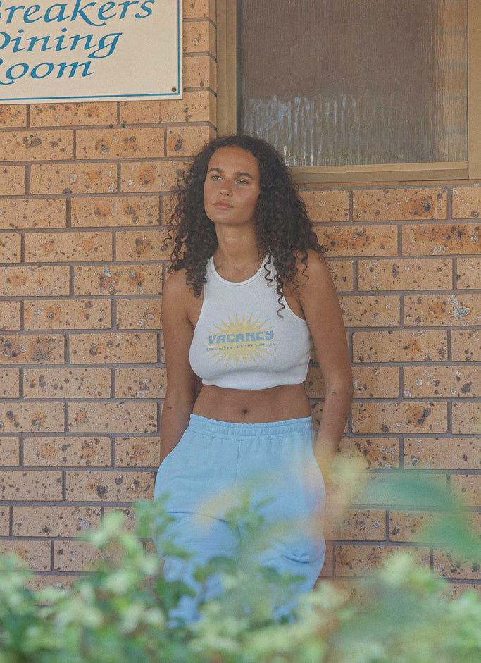 Sunburst Singlet - White