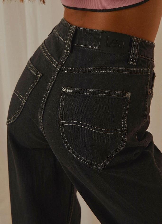 High Baggy Jean - Shift Black