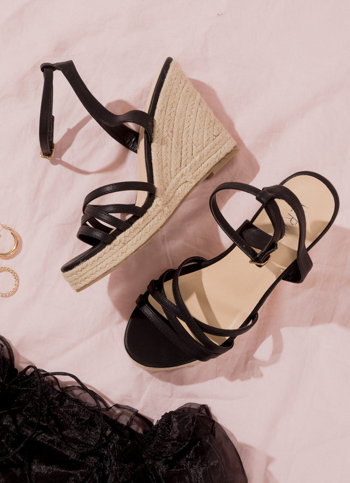 Alicante Heels - Black Smooth
