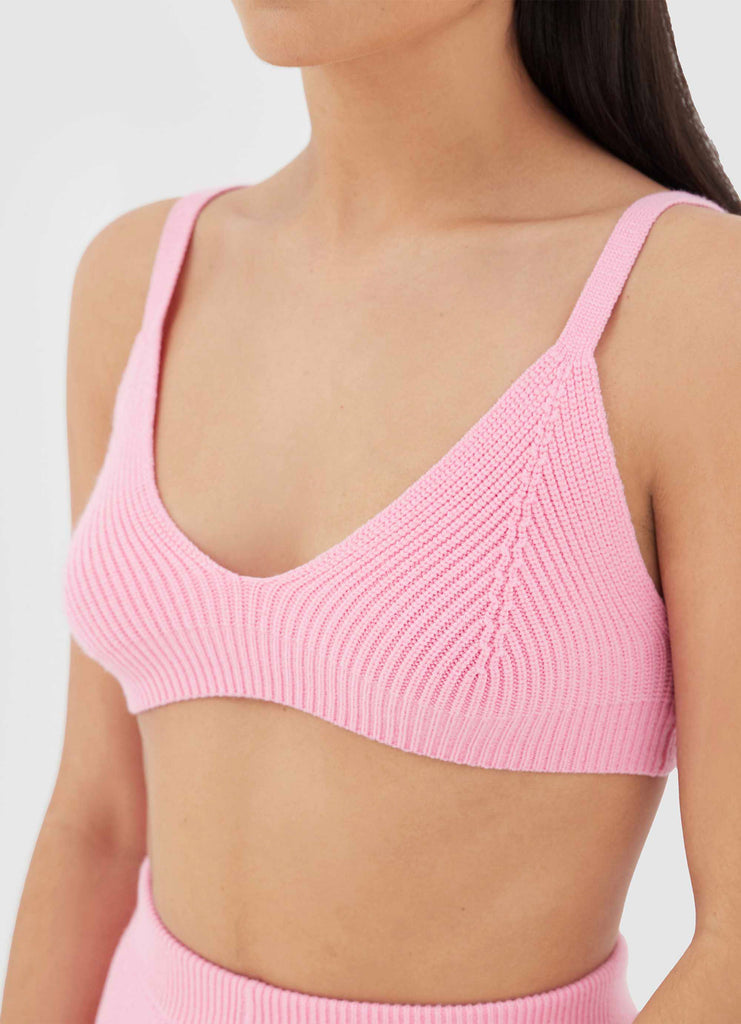 Jet Lag Bralet - Pink