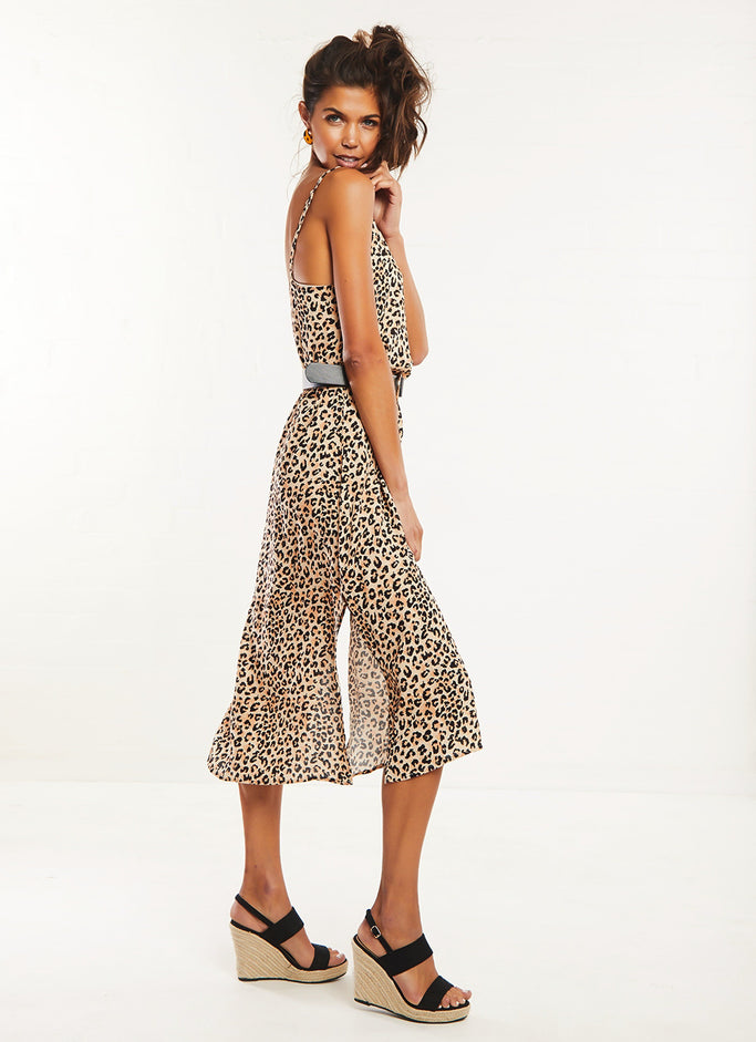 Feline Dress  - Leopard Print