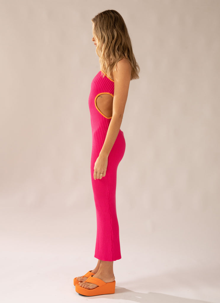 Sunrise Cove Maxi Dress - Fuchsia